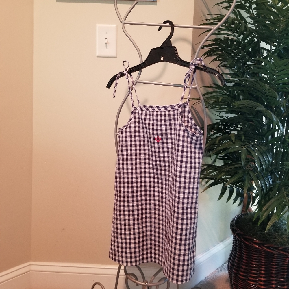 ❤️5for$12 Kelly's Kids blue and white dress